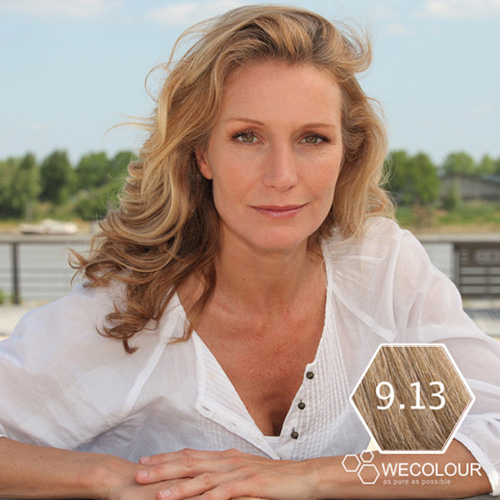 Coloration cheveux blond clair sablé 9.13 - WECOLOUR